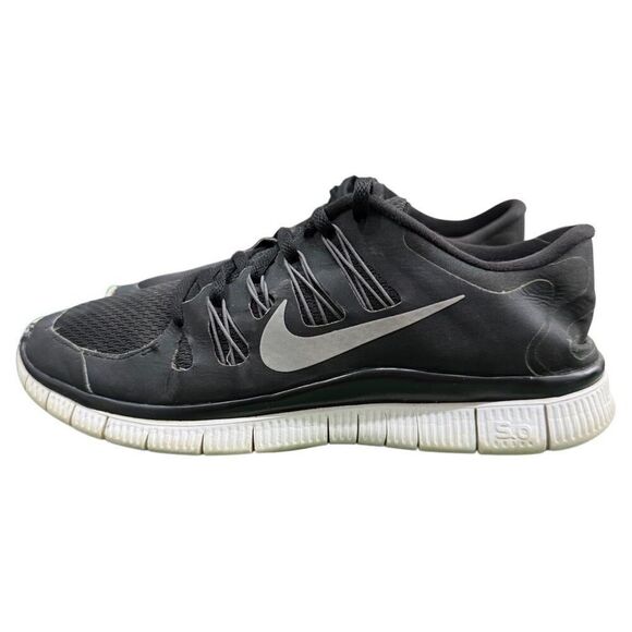 Womens Nike Free 5.0 Black White Trainer Running Shoes 580591-002 Size 9.5 - Picture 2 of 9